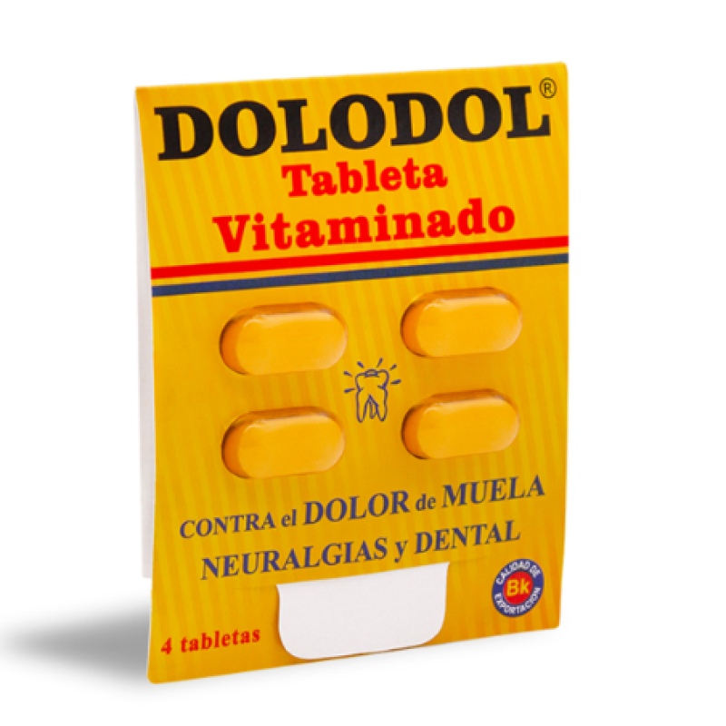 DOLODOL SOBRE X 4 TABLETAS