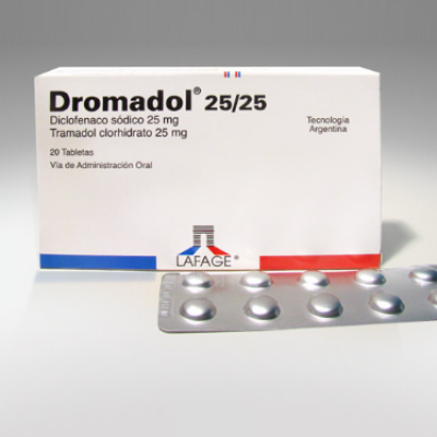 DROMADOL 25MG/25MG X 30 TABLETAS