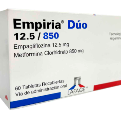 EMPIRIA DUO 12.5MG/850MG X 60 TABLETAS