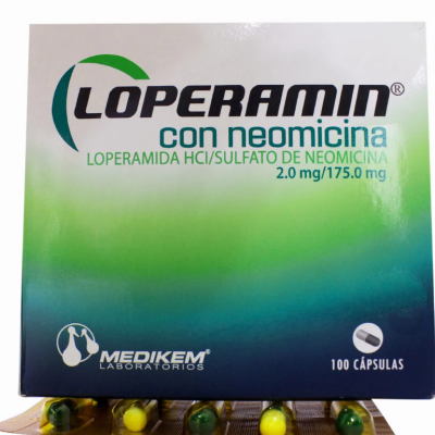 LOPERAMIN CON NEOMICINA BLISTER X 10 TAB