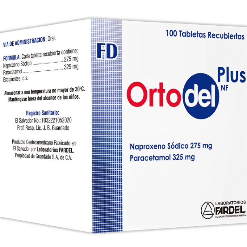 ORTODEL PLUS NF X 10 TABLETAS