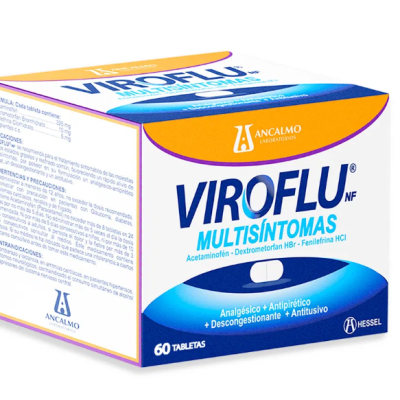 VIROFLU MULTISINTOMAS NF X 4 TABLETAS