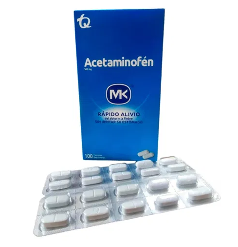 ACETAMINOFEN MK 500MG X 100 TABLETAS