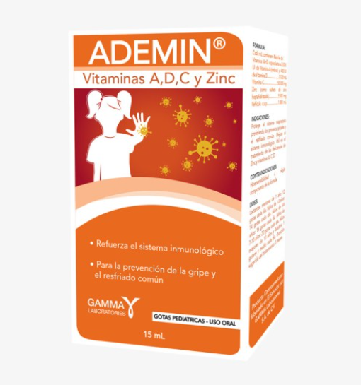 ADEMIN GOTAS PEDIATRICAS FRASCO 15ML