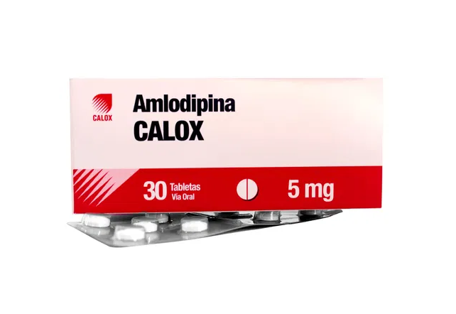 AMLODIPINA CALOX 5MG X 30 TABLETAS