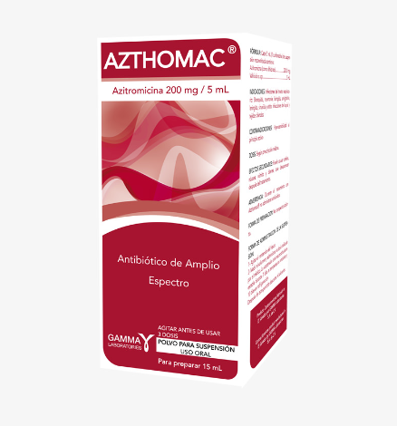 AZTHOMAC 200 MG / 5ML SUSPENSION FRASCO X 30ML