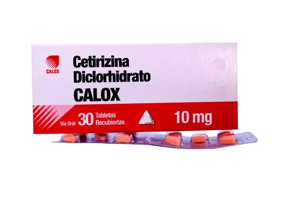CETIRIZINA CALOX 10MG X 10 TABLETAS