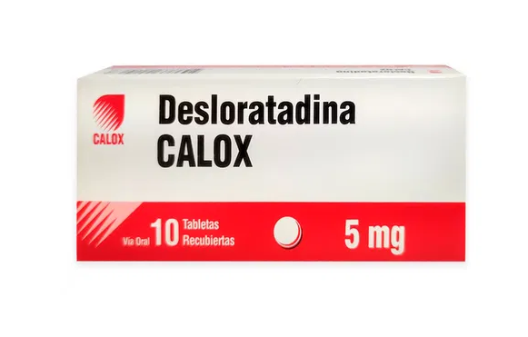 DESLORATADINA CALOX 5MG X 10 TABLETAS