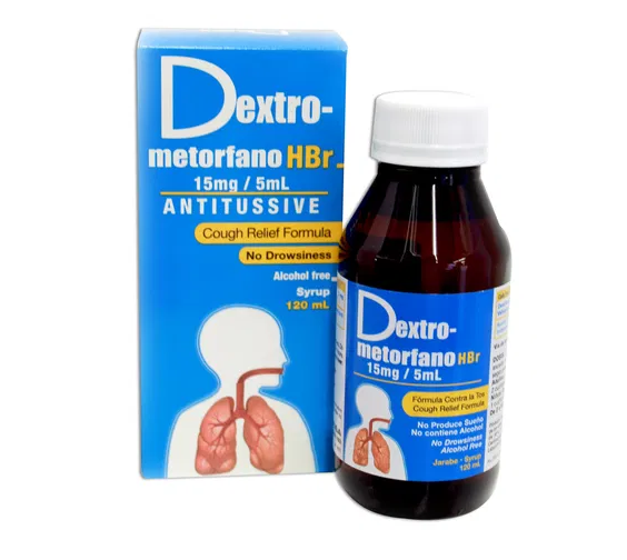 DEXTROMETORFANO HBR JARABE 15MG/5ML FRASCO 120ML