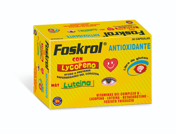 FOSKROL ANTIOXIDANTE CON LYCOPENO X 30 CAPSULAS