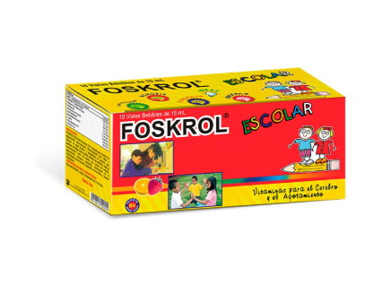 FOSKROL ESCOLAR X 15 VIALES BEBIBLES