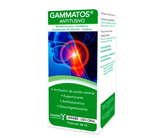 GAMMATOS ANTITUSIVO JARABE FRASCO X 240ML