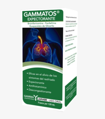 GAMMATOS JARABE EXPECTORANTE 120ML GAMMA