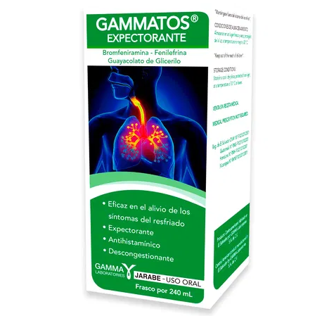 GAMMATOS JARABE EXPECTORANTE 240ML GAMMA