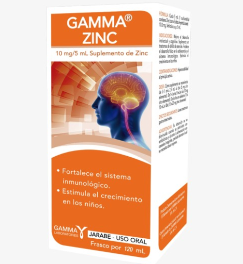 GAMMAZINC SUPLEMENTO DE ZINC FRASCO 120ML