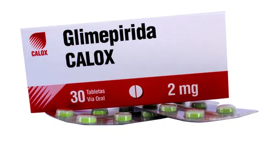 GLIMEPIRIDA CALOX 2MG X 30 TABLETAS