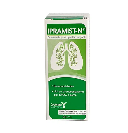 IPRAMIST-N 250MCG SOLUCION PARA NEBULIZAR