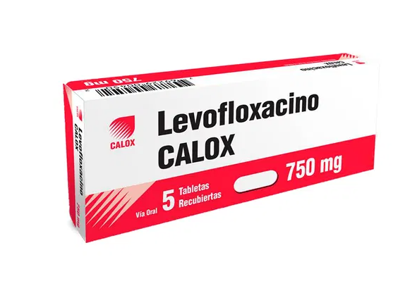 LEVOFLOXACINO CALOX 750MG X 5 TABLETAS