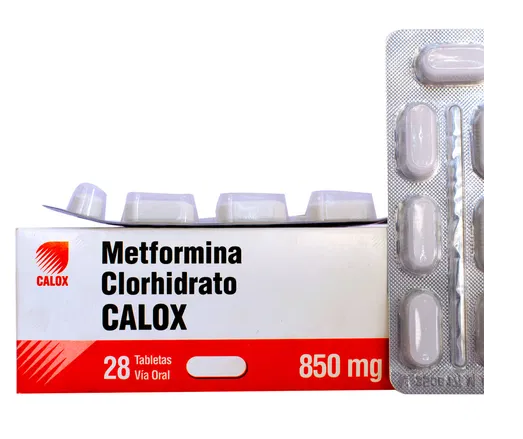 METFORMINA CALOX 850MG X 28 TABLETAS