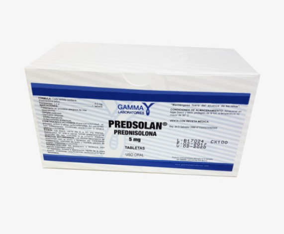 PREDSOLAN PREDNISOLONA 5MG X 10 TABLETAS