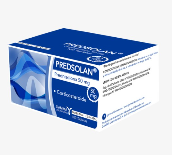 PRESOLAN PREDNISOLONA 50 MG X 10 TABLETAS