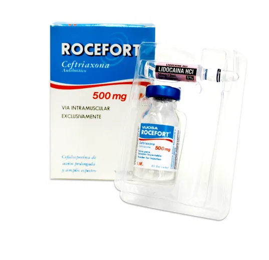 ROCEFORT 0.5 GR AMPOLLA DE 2ML