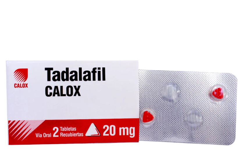 TADALAFIL CALOX 20MG X 2 TABLETAS