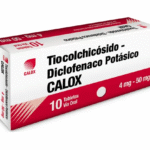 TIOCOLCHICOSIDO-DICLOFENACO CALOX POTASICO X 10 TABLETAS