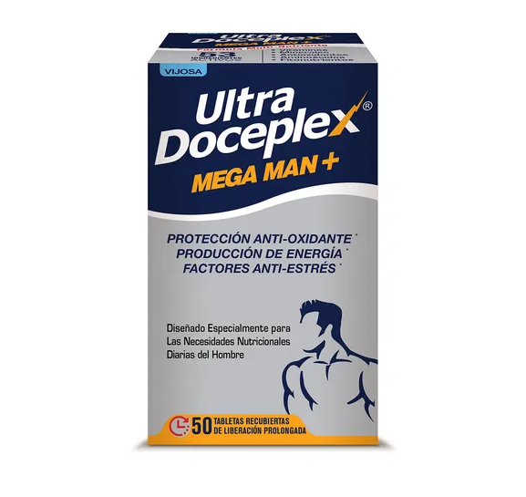 ULTRA DOCEPLEX MEGA MAN X 50 TABLETAS