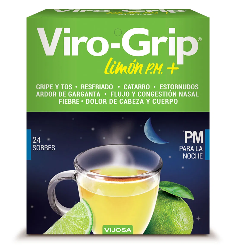 VIRO-GRIP TE LIMON P.M X 1 SOBRE