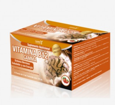VITAMINA B12 GAMMA X 15 VIALES BEBIBLES DE 15ML