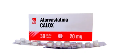 ATORVASTATINA CALOX 20MG X 30 TABLETAS