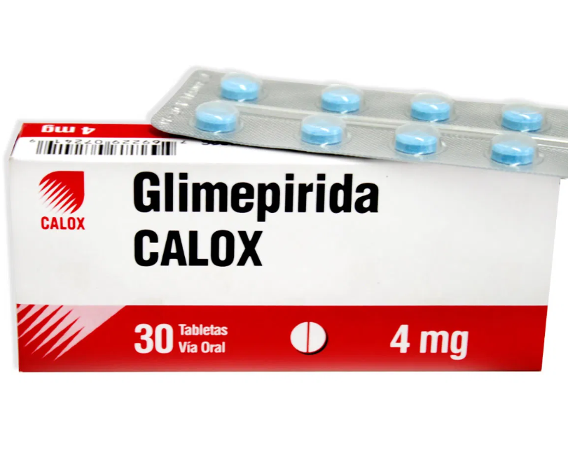 GLIMEPIRIDA CALOX 4MG X 30 TABLETAS