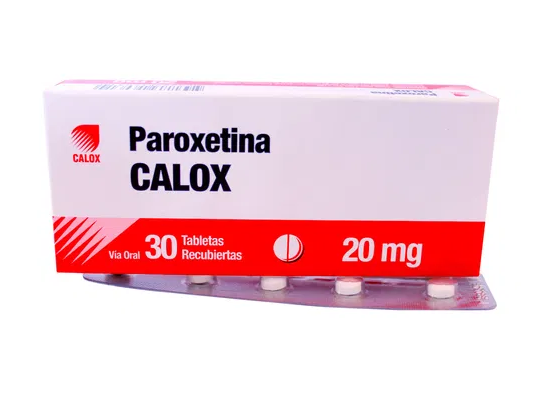 PAROXETINA CALOX 20MG X 30 TABLETAS