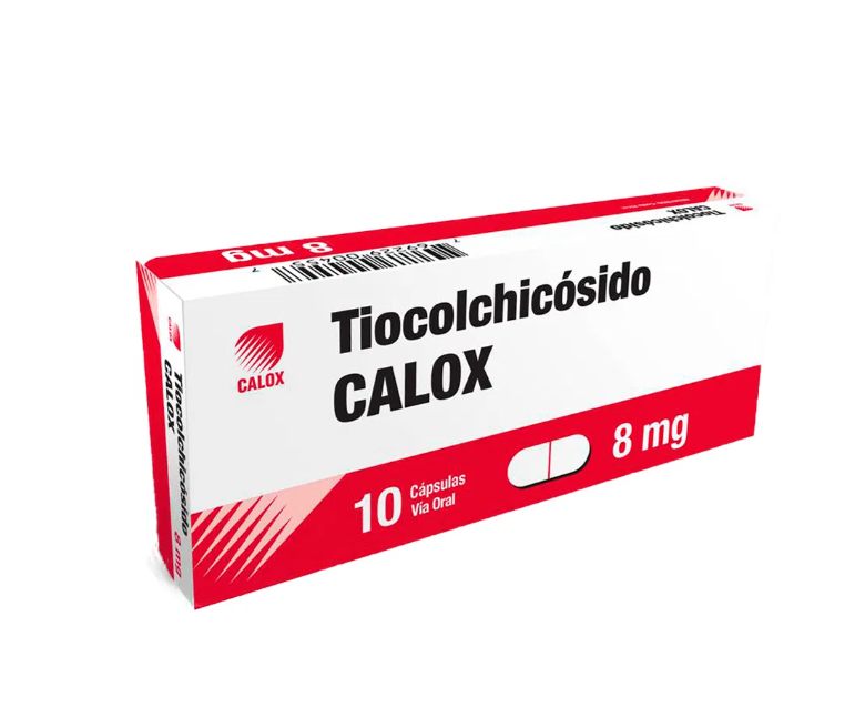 TIOCOLCHICOSIDO CALOX 8MG X 10 TABLETAS